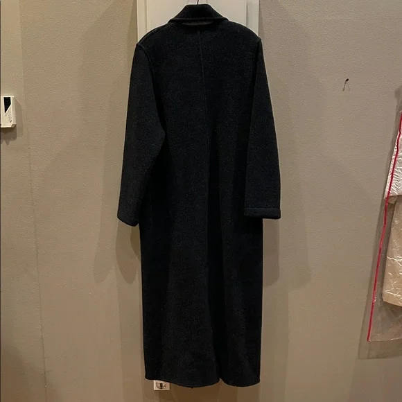 Giesswein Dark Gray Boiled Wool long coat. Euro 40 - Picture 6 of 10